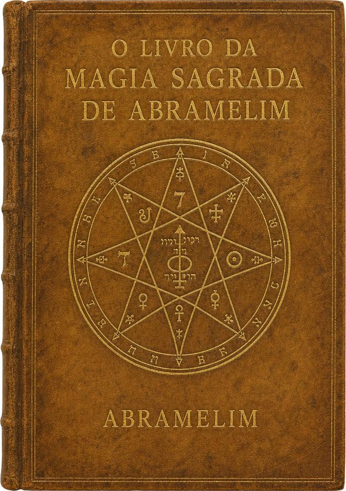 Capa: O LIVRO DA MAGIA SAGRADA DE ABRAMELIM